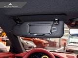 AutoTecknic Sun Visor Vanity Mirror Cover - Porsche 981/ 982/ 991/ 992 by AutoTecknic ATK-PR-0053-4
