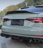 Velt Sport Velt Sport Audi 8V & 8V.5 Carbon Fiber Spoiler (V4) - A3 (S-Line) / S3 / RS3 VELT-TSPL-CF-V4-8V