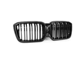 AutoTecknic Dual-Slats Gloss Black Front Grille - G01 X3 | G02 X4 LCI by AutoTecknic ATK-BM-0621-DS-GB-2