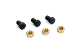 Cometic Torque Converter Bolts 3 / 8-24 x 5 / 8in-Grade 8 Black Oxide Finish w /  Nuts by Cometic CGS-CF1003