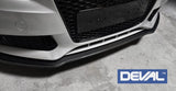 DEVAL Carbon Fiber Front Splitter - B8 Audi A4 by Deval D28235