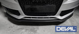 DEVAL Carbon Fiber Front Splitter - B8 Audi A4 by Deval D28235