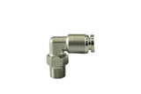 Turbosmart 1/8 NPT to 90 Degree 1/4 pushloc Stainless Steel by Turbosmart TS-0550-3054