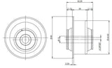 SuperPro VW MQB Front LCA Inner Rear Bushing Set - Caster Offset for Alloy Subframe by Superpro SPRSPF5594K