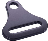RaceQuip Long Reach Bolt On End Seat Belt Mounting Hardware / 2 or 3 In. Belts / Forged Steel- Blk by Racequip RQP700910