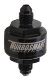 Turbosmart Billet Turbo Oil Feed Filter w/ 44 Micron Pleated Disc AN-3 Male Inlet - Black by Turbosmart TS-0804-1001