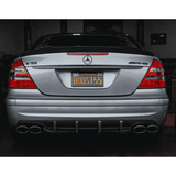 Suvneer Motorsports Suvneer W211 Four Fins Rear Diffuser Carbon Fiber W211CFDIFV4