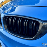 CarBahn Gloss Carbon Fiber Front Grille - BMW / F8X / M3 / M4 by CarBahn CBF8X-8040