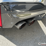CarBahn Gloss Carbon Fiber Rear Bumper Splitter Set - BMW M5 by CarBahn CBF9X-8040