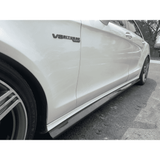 Suvneer Motorsports Suvneer W218 Preface Carbon Fiber Side Skirt Extensions W218CLS63SIDESPL