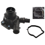 Thermostat with Housing - Ford by Febi 6G9N61J20AD-FEB