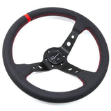 Renown Altantara Suede / Red Centerline Renown 100 Steering Wheel Rosso Suede Competition / Red 100RSC