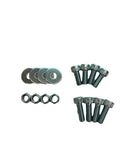 SPARCO Sparco Seat Hardware Spacer Kit Bottom Mount - Silver Zinc 50001ZS