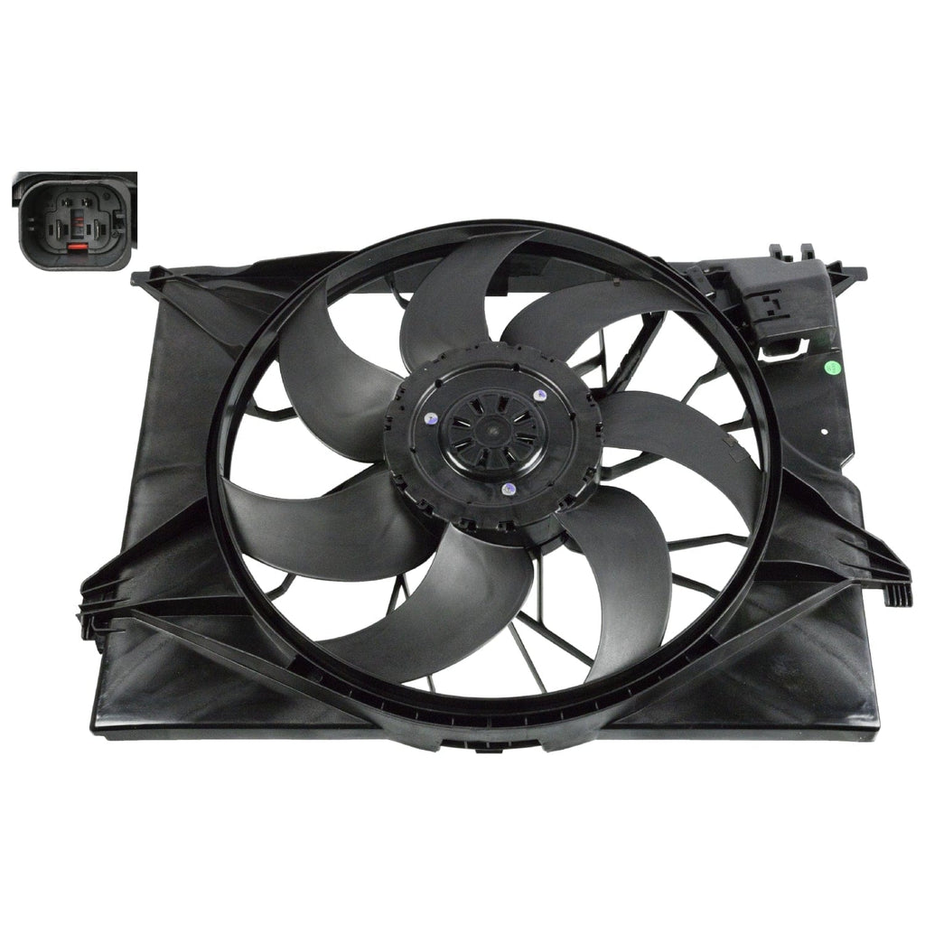 Radiator Fan with Shroud - Mercedes | 2215000493-FEB – UroTuning