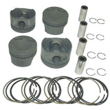 Techtonics Supertech 2.0T Gen III Pistons w/23mm pins