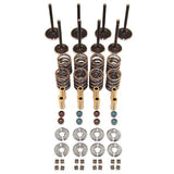 Techtonics 40-42mm x 33-35mm Stainless 8V Hyd. Hi-Flow Valve Kit 7mm stem