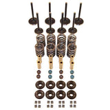 Techtonics 40-42mm x 33-35mm Stainless 8V Hyd. Hi-Flow Valve Kit 7mm stem