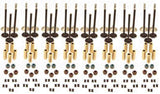 Techtonics V8 40v Valve Kit Stainless Intake-Inconel Exhaust Valves, +1mm