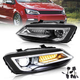 VLAND LED Headlights - VW Mk5 Polo by VLAND YAA-PL-0291HQ5-LHD-P02