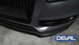 EuroGear DEVAL Carbon Fiber Front Splitter - B8 Audi S4 + A4 S-Line