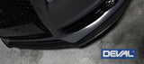 EuroGear DEVAL Carbon Fiber Front Splitter - B8 Audi S4 + A4 S-Line