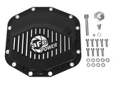 aFe POWER 21-22 Ram1500 TRX Hemi V8 6.2L PRO Series Rear Diff Cover Black w/Machined Fins & Gear Oil by AFE 46-71281B