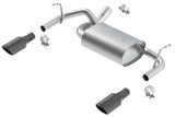 Borla Borla 12-16 Jeep Wrangler 3.6AT/MT 4WD 2+4DR S/ SQ /RL/AC SR 2.5in, 2in Tip 3.5 sqx8 Black Chrome BOR-11834BC