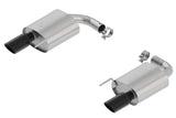 Borla Borla Atak S Rear Section 15-17 Ford Mustang GT 5.0L V8 MT/AT 2.5in pipe 4in tip (Black Chrome) BOR-11895BC