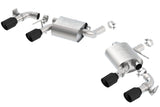 Borla Borla 2016 Chevy Camaro V8 SS AT/MT ATAK Rear Section Exhaust w/ Dual Mode Valves Ceramic Black BOR-11925CB