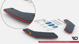 RACING DURABILITY REAR SIDE SPLITTERS FORD FOCUS RS MK3 by FORD FOFO3RSCNC-RSD1BRB