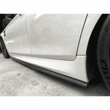 Suvneer Motorsports Suvneer MS Designed F10 Carbon Fiber Side Skirt Extensions F10MTSIDESPL