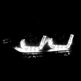 ANZO Projector U-Bar Headlights Black (For Halogen Models) - BMW F3X 3-Series by ANZO 121504