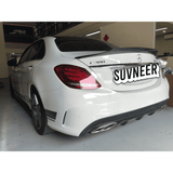 Suvneer Motorsports Suvneer PSM Designed W205 Sedan Carbon Fiber Trunk Spoiler W2054DPSMTNKLIP