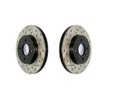 Stoptech StopTech Slotted & Drilled Sport Brake Rotors (Rear) - BMW / F30 / 3-Series / 4-Series 127.34150L-R