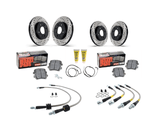 UroTuning Brake Kit Stoptech Cross Drilled Brake Kit (Front & Rear w/ Sensors) - BMW / E9X / 335i / 335d 128-34093L-R-KT