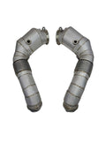 Racing Dynamics Downpipe w/ Cats and Heat Shield for BMW X5 / X6 / 750i / 550i / 650i by Racing Dynamics 130-10-63-240