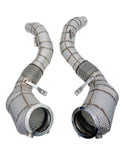 Catted Downpipes With Heat Shield - BMW / M850i / M550i / MX5M / M750i | 130.10.63.520