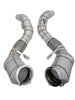 Catted Downpipes With Heat Shield - BMW / M850i / M550i / MX5M / M750i