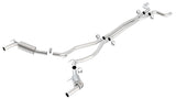 Borla Borla 10-13 Chevy Camaro SS 6.2L V8 ATAK Catback Exhaust Incl. X Pipe works w/GFX Package BOR-140378