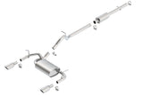 Borla Borla 12-16 Jeep Wrangler JK 3.6L AT/MT 4Wheel 4dr Truck Single Split Rear Exit Catback Exhaust BOR-140459