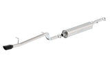 Borla Borla 12-16 Jeep Wrangler V6 4WD Dirt Sport Cat-Back 2.5in Single Square Rolled Angle Cut Rear BOR-140479BC