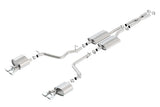 Borla Borla 11-14 Dodge Challenger 3.6L AT/MT RWD 2Dr Single Split Rear Exit Rectangle Tip Catback Exhaust BOR-140482