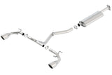 Borla Borla 13-15 Scion FR-S 2.0L 4cyl 6spd / 13 Subaru BRZ 2.0L 4cyl 6spd SS Catback Exhaust BOR-140496