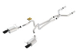 Borla Borla 13-14 Mustang GT/Boss 302 5.0L V8 RWD Single Split Rear Exit ATAK Black Chrome CB Exhaust BOR-140516BC