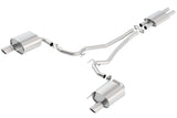 Borla Borla Cat Back 15-17 Ford Mustang 3.7L V6 MT/AT 2.25in Pipe 4in Single Round Rolled Tips BOR-140587