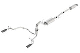 Borla Borla 15-17 Ford F-150 2.7L/ 3.5L EcoBoost/ 5.0L V8 Rear Exit S-Type Catback Exhaust Black Chrome BOR-140615BC
