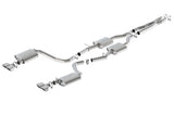 Borla Borla 15-16 Dodge Challenger R/T 5.7L Dual Rectangle Angle Cut Dual Split Rear Exit S-Type Exhaust BOR-140627