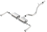 Borla Borla 14-16 Audi A3 Quattro 2.0L Turbo AT/MT RWD 4DR S-Type Cat-Back Exhaust Single Split Rear Exit BOR-140682
