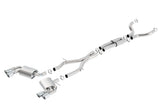 Borla Borla Chevy 16-17 Camaro 6.2L ATAK Catback w/ Dual Tips (NPP) Dual Split Rear Exit BOR-140688