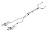 Borla Borla 2016 Cadillac ATS-V 3.6L Twin Turbo Catback Exhaust 4in Tips Dual Split Rear Exit BOR-140692